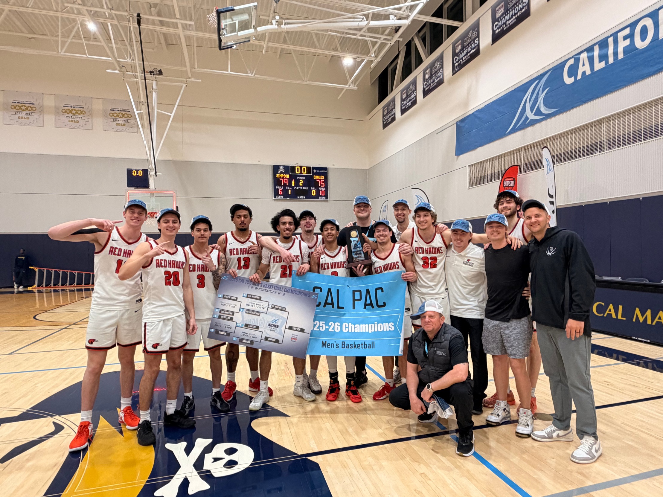 #1 Simpson wins against stubborn NNMC to claim first Cal Pac Championship