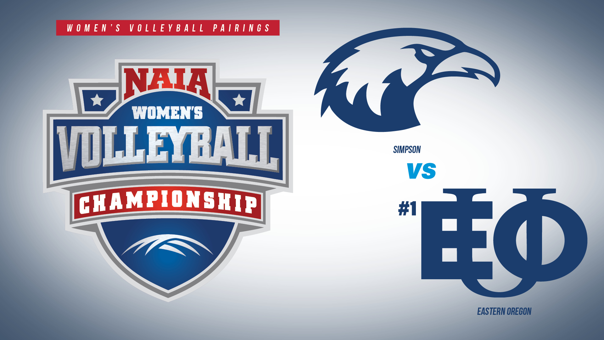 Simpson Faces Top Seed EOU in NAIA Volleyball Opening Round